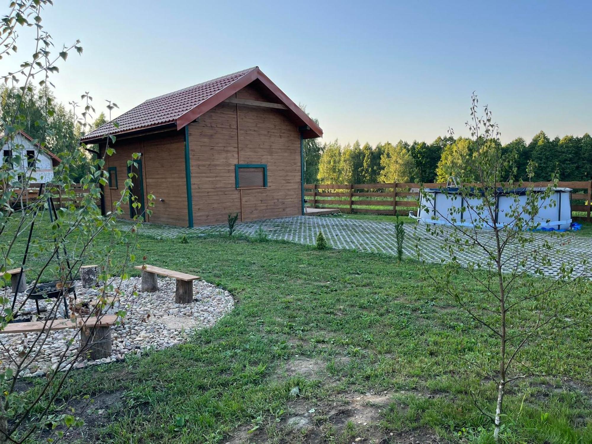 Zielona Chatka Nad Sapina Pozezdrze Экстерьер фото